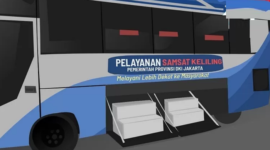 Ilustrasi Samsat Keliling. (Dok. Hellodepok/M RIfai Azhari)