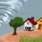 Ilustrasi Angin Puting Beliung. (Dok. Hellobekasi.com/Putri Sania)