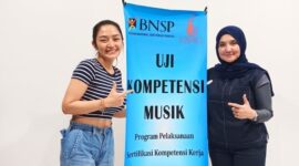 Foto : Sertifikasi profesi: Musisi terkenal Indonesia antusias mengikuti uji kompetensi musik yang diselenggarakan oleh BNSP dan LSPMI. (Doc.Ist)